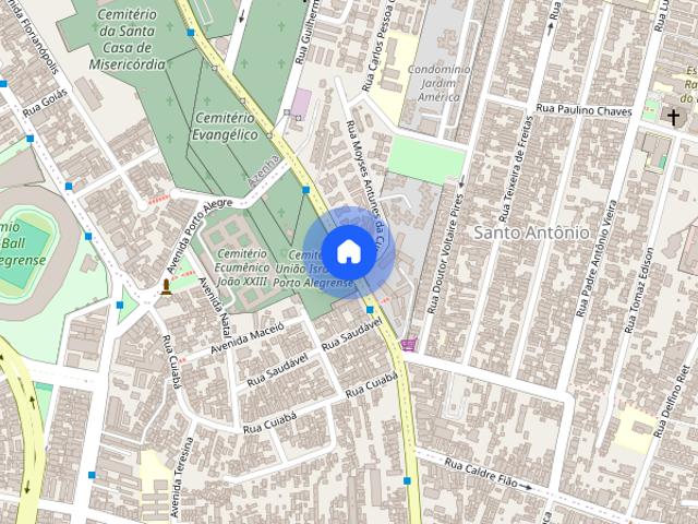 Apartamento de 1 quarto no bairro Santo antonio alugar