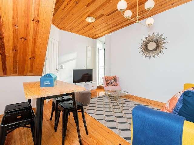 Apartamento de 1 quarto para alugar em Alfama, Lisboa