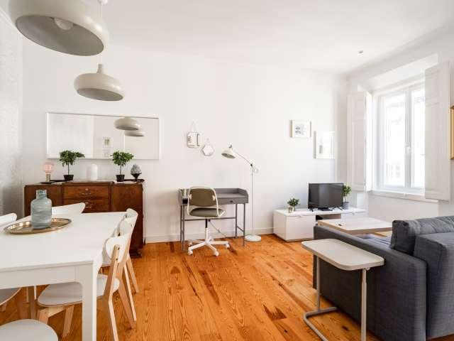Apartamento de 1 quarto para alugar em Lisboa