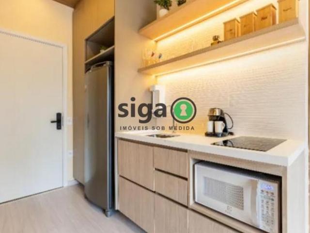 Apartamento de 27m² mobiliado à venda no Brooklin