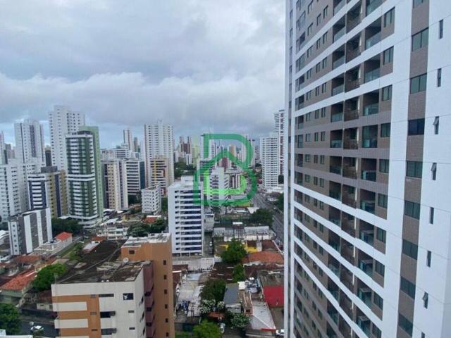 Apartamento de 29 m² na Real da Torre Madalena Recife PE, aluguel por R$ 3.300/mês