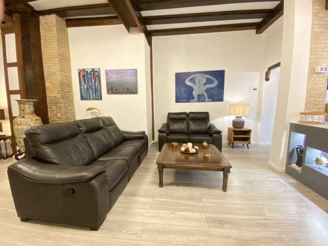 Apartamento de 2 habitaciones en Russafa, Valencia