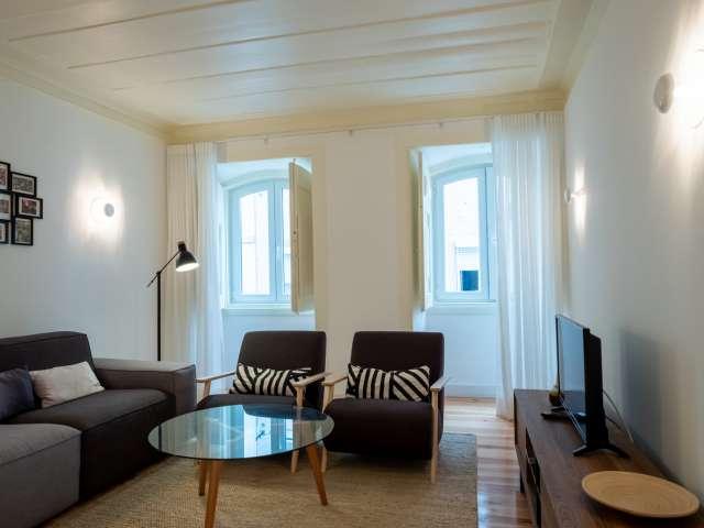 Apartamento de 2 quartos chique para alugar no Bairro Alto, Lisboa