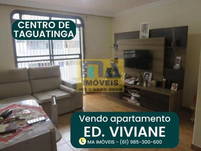 Apartamento de 2 quartos no Edifício Viviane, centro de Taguatinga