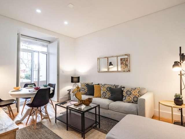 Apartamento de 2 quartos para alugar em Arroios, Lisboa