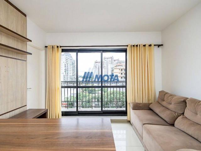 Apartamento de 33 m² na Augusto de Mari Portão Curitiba PR, aluguel por R$ 2.800/mês
