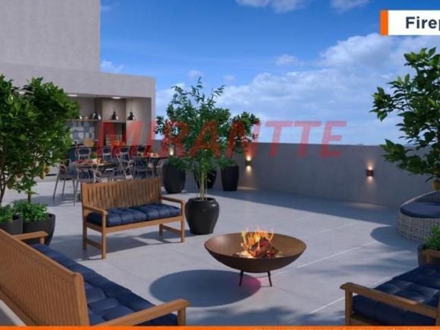Apartamento de 32.1m² com 2 quartos