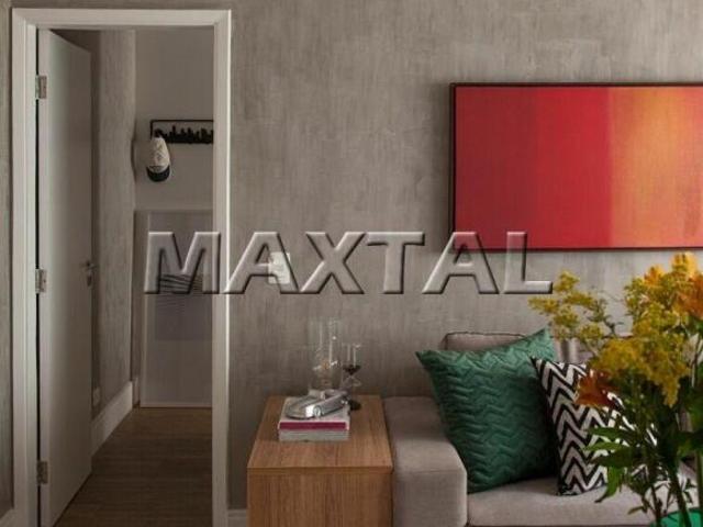 Apartamento de 37m², 1 dormitório, 1 sala, 1 banheiro, 1 vaga na Consolação