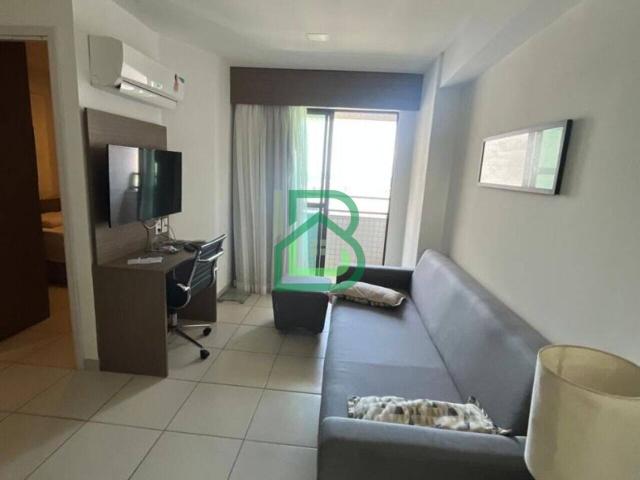 Apartamento de 34 m² na Doutor Pedro de Melo Cahu Boa Viagem Recife PE, aluguel por R$ 3.000/mês