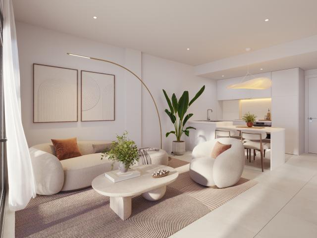 Apartamento de 3 dormitorios y 2 baños con vistas al mar en Fuengirola