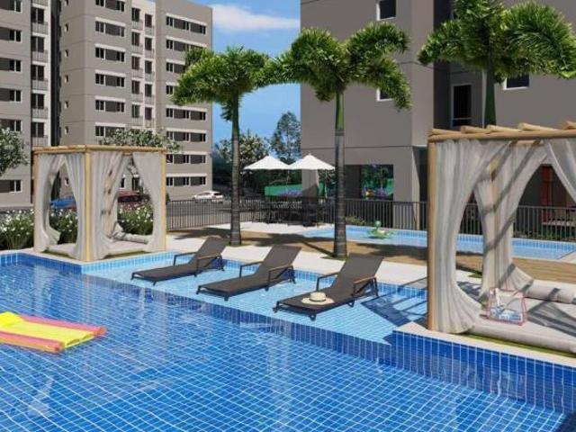Apartamento de 3 quartos à venda no Centro de Vargem Grande Paulista SP: 56,94m², 1 banheiro, 1 vaga