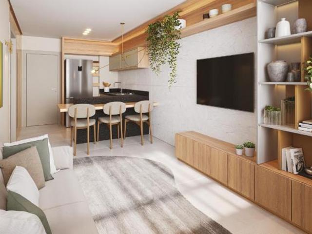 Apartamento de um quarto, de canto, nascente. Entrega próxima