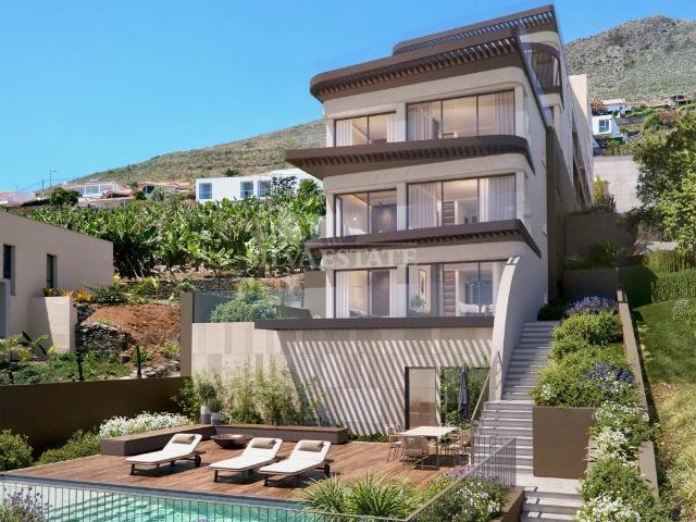 Apartamento de Luxo Piscina Vista Mar Funchal Madeira 64m² São Martinho