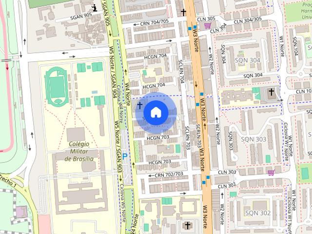 Apartamento Duplex 1 quarto 703 Norte