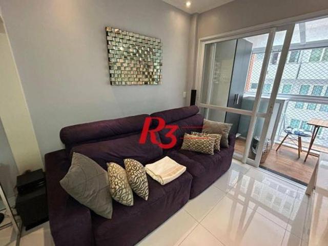 Apartamento Duplex com 1 dormitório à venda, 60 m² por R$ 750.000,00 Gonzaga Santos/SP