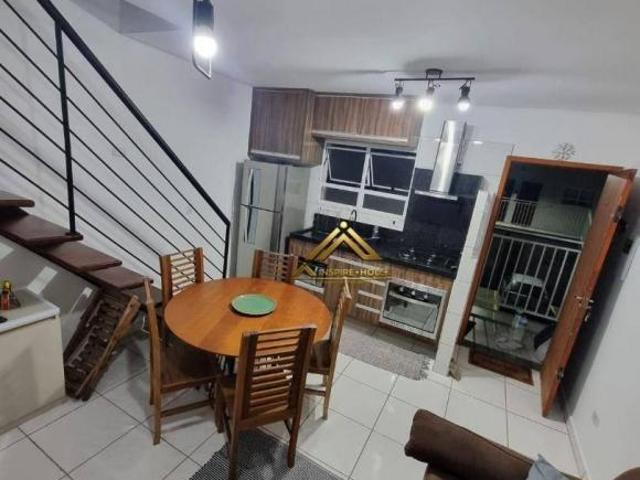 Apartamento Duplex com 2 dormitórios à venda, 61 m² por R$ 430.000,00 Maranduba Ubatuba/SP