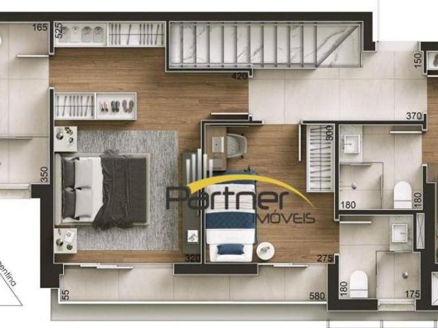 Apartamento Duplex à venda, 151 m² por R$ 2.304.000,00 Portão Curitiba/PR