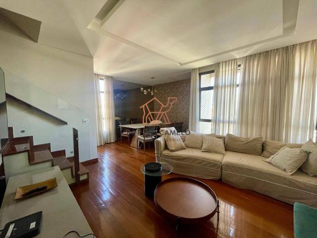 Apartamento duplex de 115 m² na Grão Mogol Carmo Belo Horizonte MG, aluguel por R$ 7.600/mês