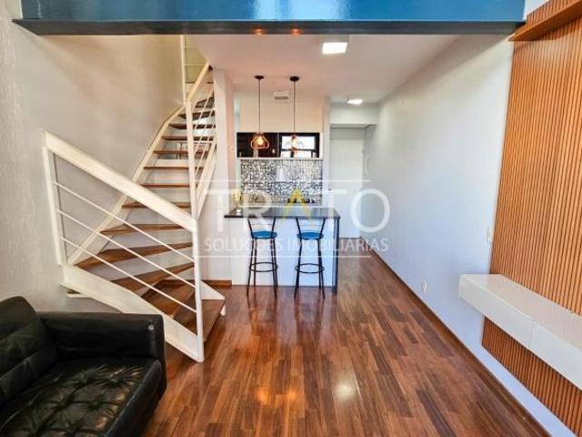 Apartamento duplex mobiliado para venda no Cambuí