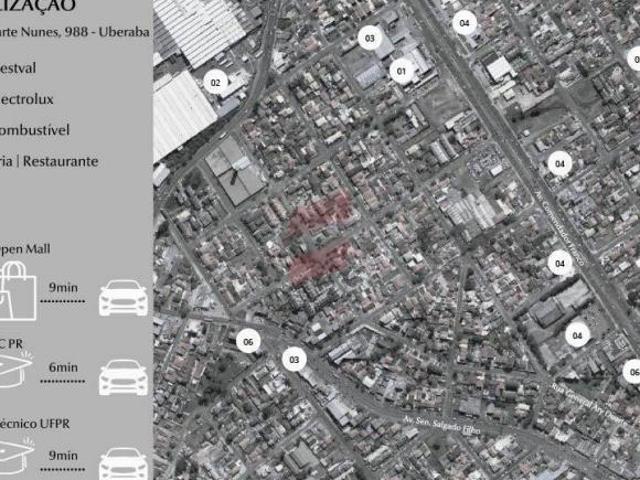 Apartamento em Uberaba, Curitiba/PR de 34m² 1 quartos à venda por R$ 352.000,00