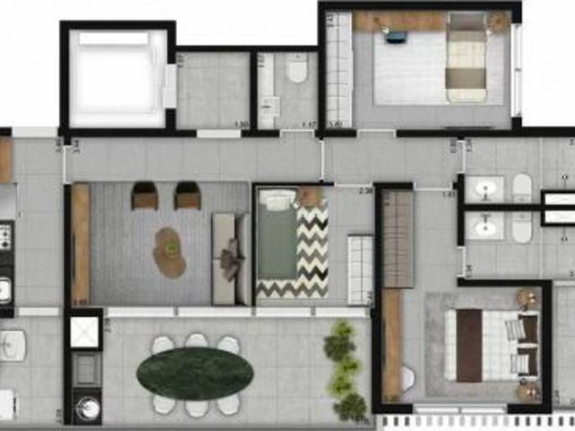 Apartamento em Vila Mariana, São Paulo/SP de 94m² 3 quartos à venda por R$ 1.420.000,00