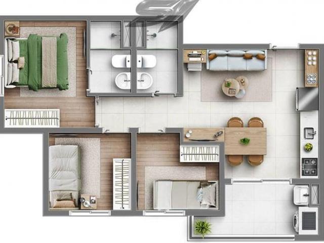 Apartamento em Vila Carmosina, São Paulo/SP de 50m² 3 quartos à venda por R$ 455.000,00