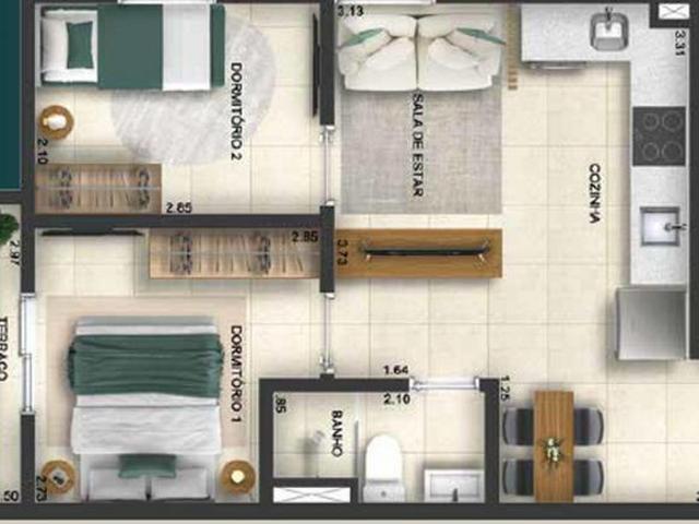 Apartamento em Vila Carrão, São Paulo/SP de 37m² 2 quartos à venda por R$ 280.000,00