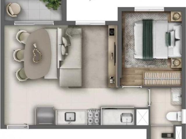 Apartamento em Vila da Saúde, São Paulo/SP de 36m² 2 quartos à venda por R$ 360.000,00