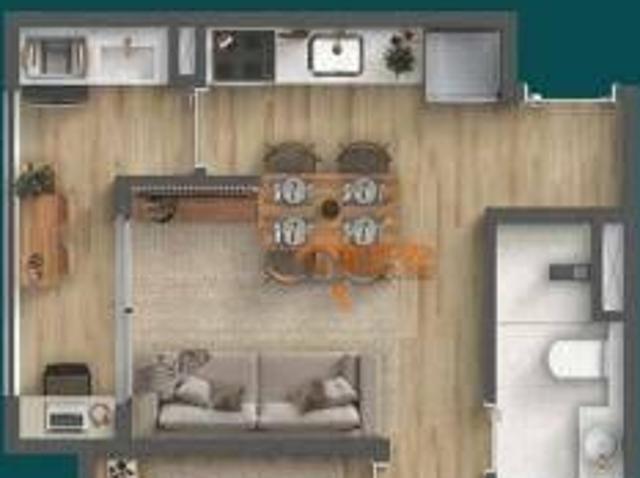 Apartamento em Vila Endres, Guarulhos/SP de 39m² 2 quartos à venda por R$ 321.759,74