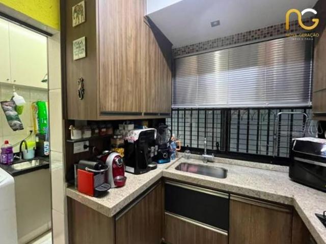Apartamento em Vila Guilhermina, Praia Grande/SP de 67m² 2 quartos à venda por R$ 380.000,00