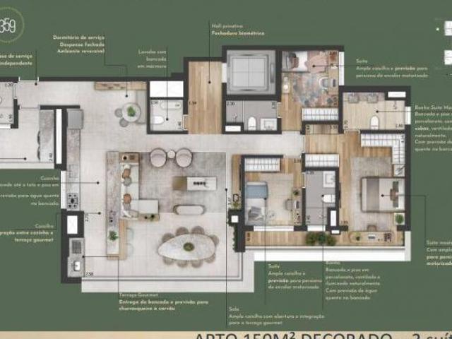 Apartamento em Aclimação, São Paulo/SP de 150m² 3 quartos à venda por R$ 2.888.000,00