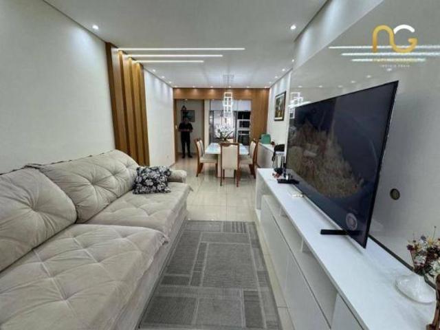 Apartamento em Campo da Aviação, Praia Grande/SP de 107m² 3 quartos à venda por R$ 855.000,00