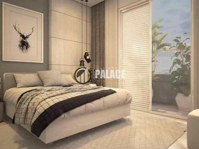 Apartamento em Campo da Aviação, Praia Grande/SP de 39m² 1 quartos à venda por R$ 373.800,00