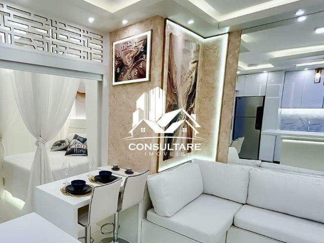 Apartamento em Centro, São Vicente/SP de 36m² 1 quartos à venda por R$ 284.900,00