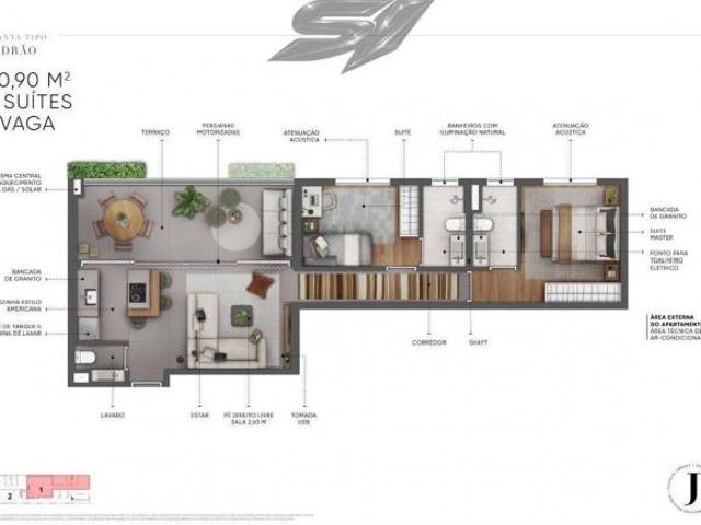 Apartamento em Cerqueira César, São Paulo/SP de 81m² 2 quartos à venda por R$ 2.385.000,00