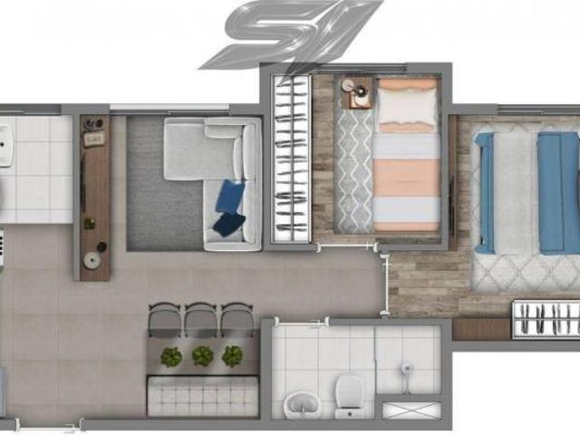 Apartamento em Jardim América da Penha, São Paulo/SP de 38m² 2 quartos à venda por R$ 390.000,00