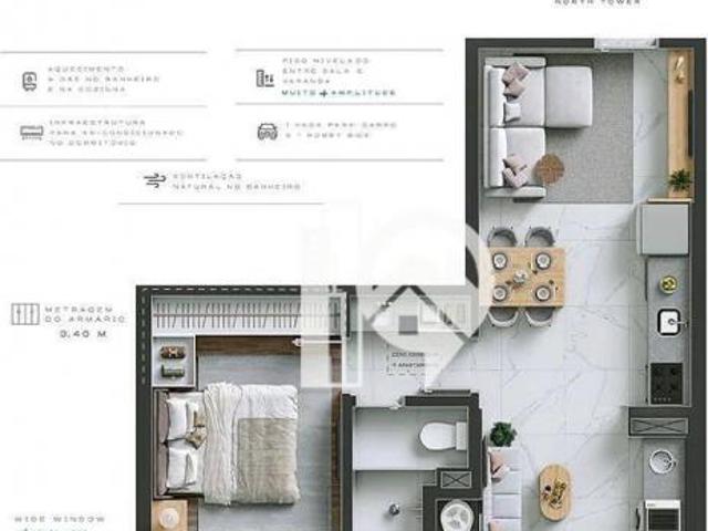 Apartamento em Jardim das Colinas, São José dos Campos/SP de 83m² 3 quartos à venda por R$ 1.250.000