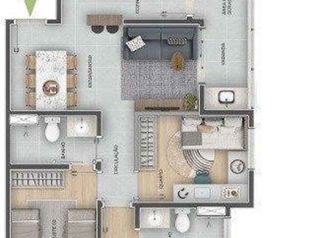 Apartamento em Jardim das Indústrias, São José dos Campos/SP de 0m² 2 quartos à venda por R$ 401.965