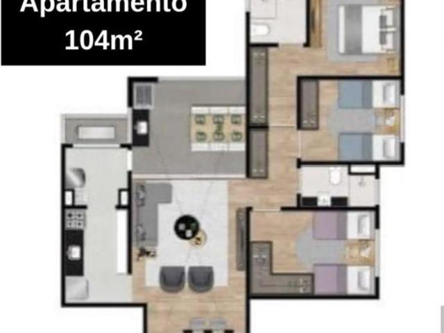 Apartamento em Jardim Florestal, Jundiaí/SP de 104m² 3 quartos à venda por R$ 1.150.000,00