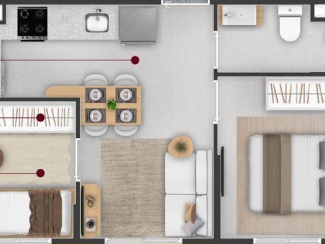 Apartamento em Jardim Modelo, São Paulo/SP de 32m² 2 quartos à venda por R$ 250.000,00