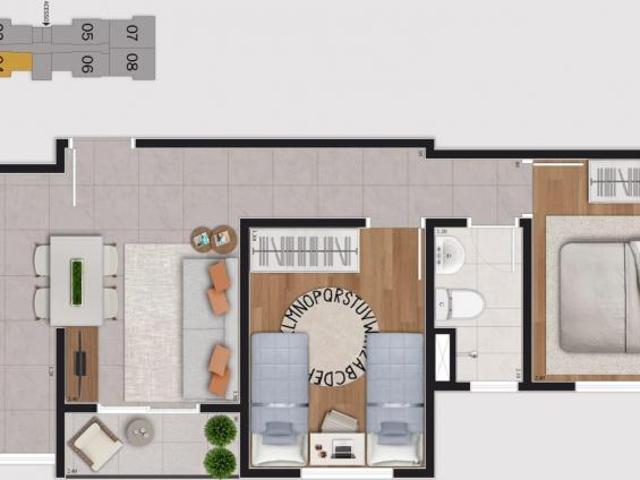Apartamento em Jardim Santa Paula, Cotia/SP de 45m² 2 quartos à venda por R$ 253.500,00