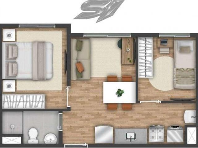 Apartamento em Jardim Silva Teles, São Paulo/SP de 32m² 2 quartos à venda por R$ 228.000,00