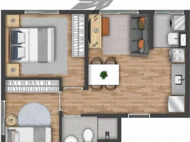Apartamento em Jardim Silva Teles, São Paulo/SP de 37m² 2 quartos à venda por R$ 250.000,00