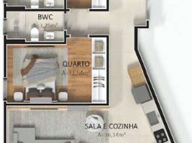 Apartamento em Pagani, Palhoça/SC de 78m² 2 quartos à venda por R$ 658.640,00