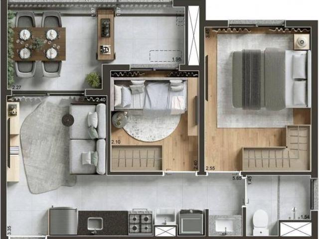 Apartamento em Paraíso, São Paulo/SP de 42m² 2 quartos à venda por R$ 575.000,00