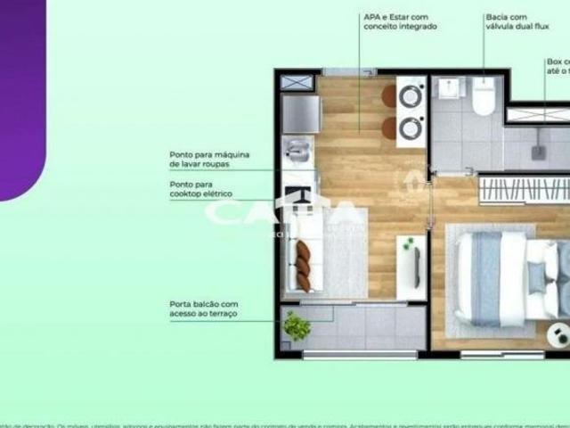 Apartamento em Parque da Vila Prudente, São Paulo/SP de 35m² 1 quartos à venda por R$ 382.000,00