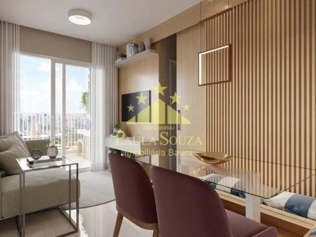Apartamento em Parque Residencial das Camélias, Bauru/SP de 46m² 2 quartos à venda por R$ 260.590,00