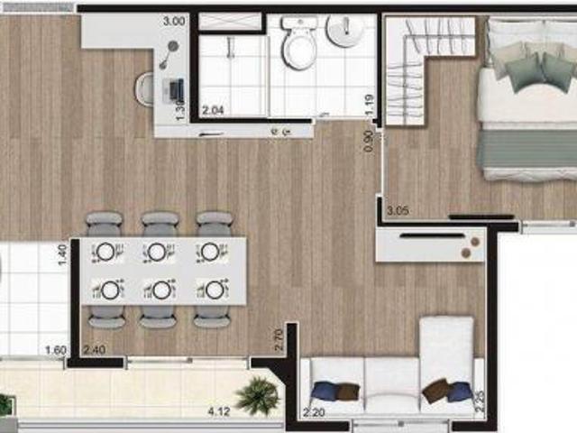 Apartamento em Pedreira, São Paulo/SP de 38m² 2 quartos à venda por R$ 365.000,00