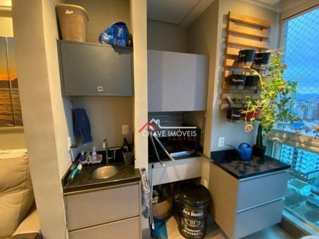 Apartamento em Ponta da Praia, Santos/SP de 80m² 2 quartos à venda por R$ 1.220.000,00