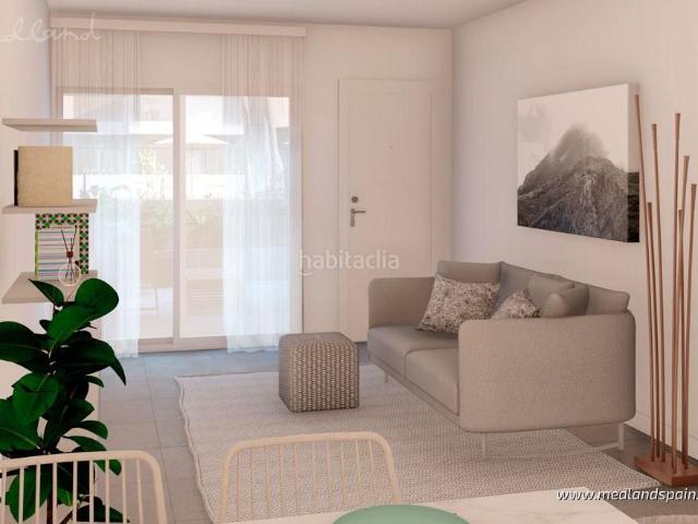 Apartamento en venta en Torre Pacheco, Roldán. Apartamentos en planta baja de 3 dormitorios y jardín privado en Roldán. Apartamentos Torre.
